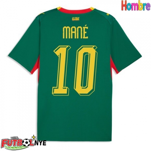 Camiseta Senegal Sadio Mane #10 Visitante Equipación Mundial 2026 manga corta